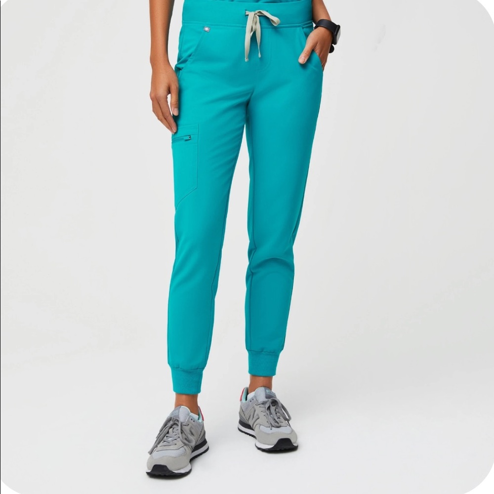 Figs Zamora Jogger Scrub Pants Size XXS Regular in Teal NWT sold out